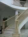 Large Staircase Faux Finished in Antique White